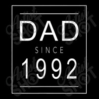 Dad Since 1992 92 Aesthetic Promoted To Daddy Father Fleece Short | Artistshot