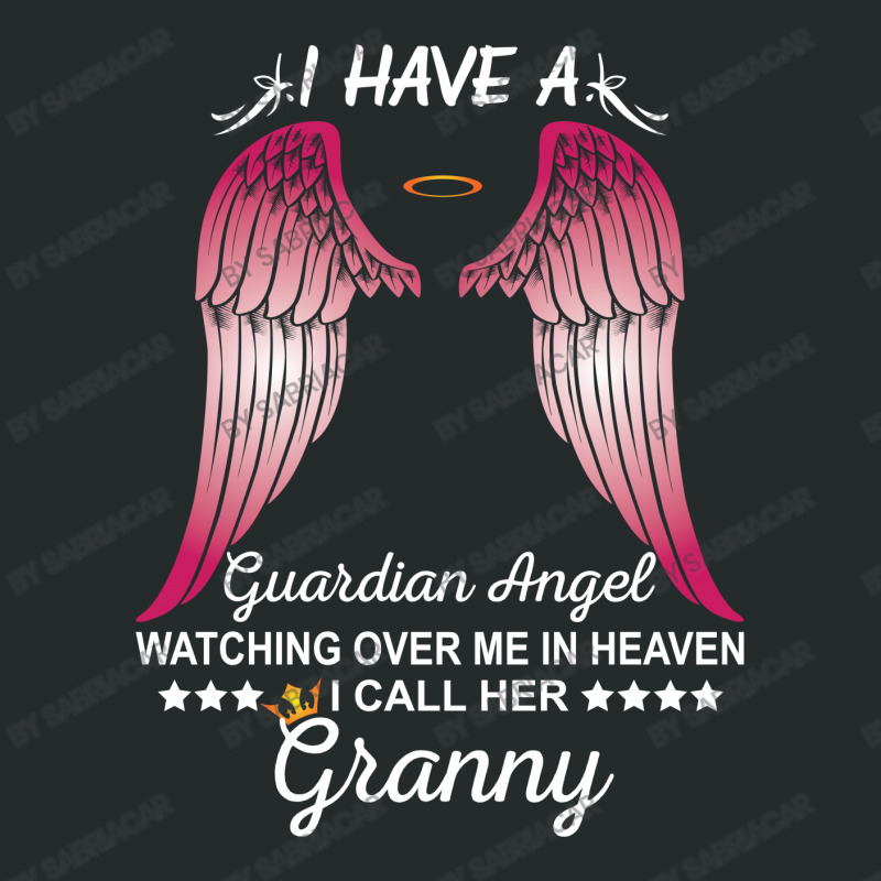 My Granny Is My Guardian Angel Women's Triblend Scoop T-shirt by SabriAcar | Artistshot