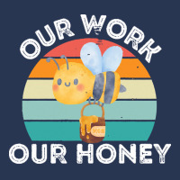 Bee Vegan T  Shirt Our Work Our Honey Bee Vegan Plantbased Funny Novel Ladies Denim Jacket | Artistshot