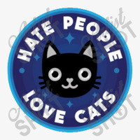 Hate People, Love Cats Ladies Fitted T-shirt | Artistshot