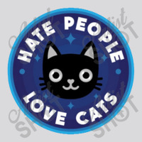 Hate People, Love Cats Women's Triblend Scoop T-shirt | Artistshot