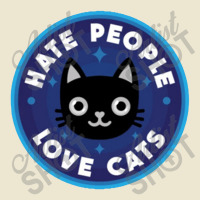 Hate People, Love Cats Cropped Hoodie | Artistshot