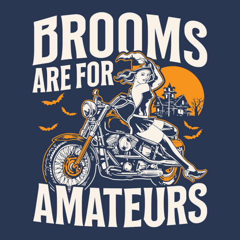 Cycling Brooms Are For Amateurs Witch Biker Halloween Funny336 Ladies Denim Jacket by coolquirrell | Artistshot