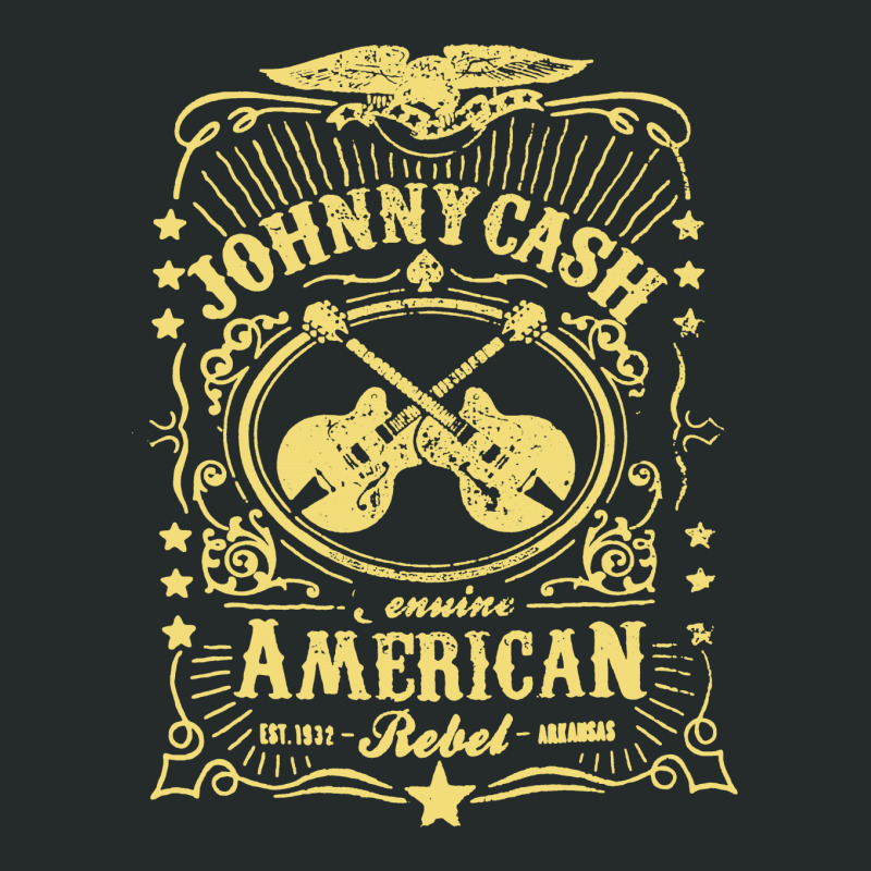 Johnny Cash American Rebel Women's Triblend Scoop T-shirt | Artistshot
