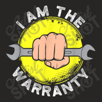 Mechanic Funny Mechanic I Am The Warranty Broken Diesel Truck Parts Ladies Fitted T-shirt | Artistshot