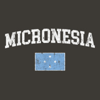 Retro Micronesia Flag Vintage Micronesian Flag Micronesian T Shirt Bucket Hat | Artistshot