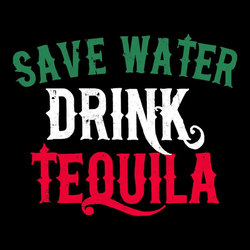 Save Water Drink Tequila T Shirt Funny Cinco De Mayo Gift T Shirt Cropped Sweater by HUUY | Artistshot