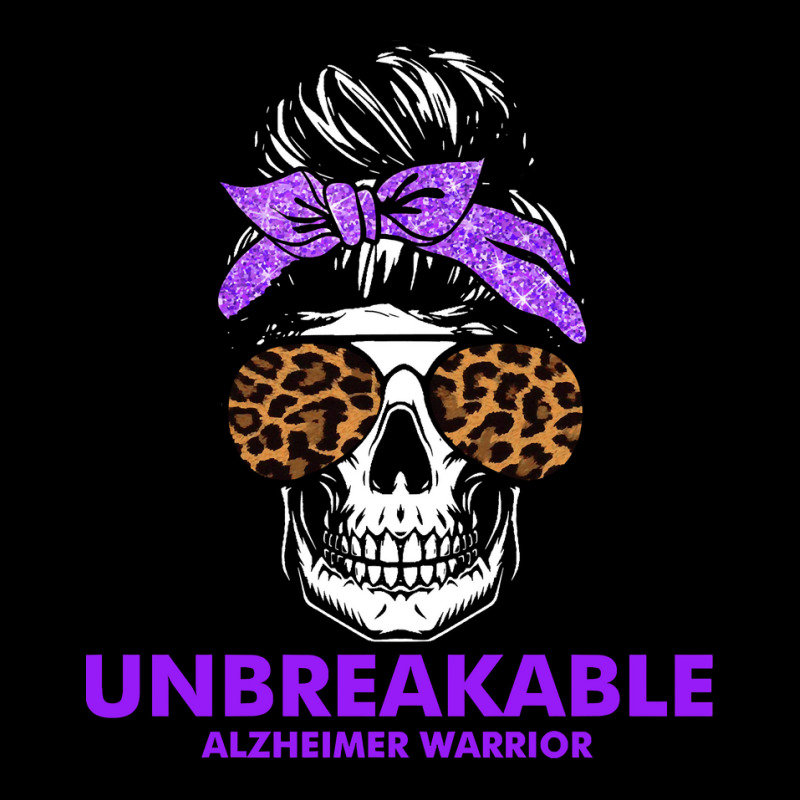 Alzheimers Unbreakable Alzheimer Warrior Skull Halloweenfor Woman 22 A Pocket T-shirt | Artistshot