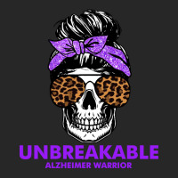 Alzheimers Unbreakable Alzheimer Warrior Skull Halloweenfor Woman 22 A Men's T-shirt Pajama Set | Artistshot