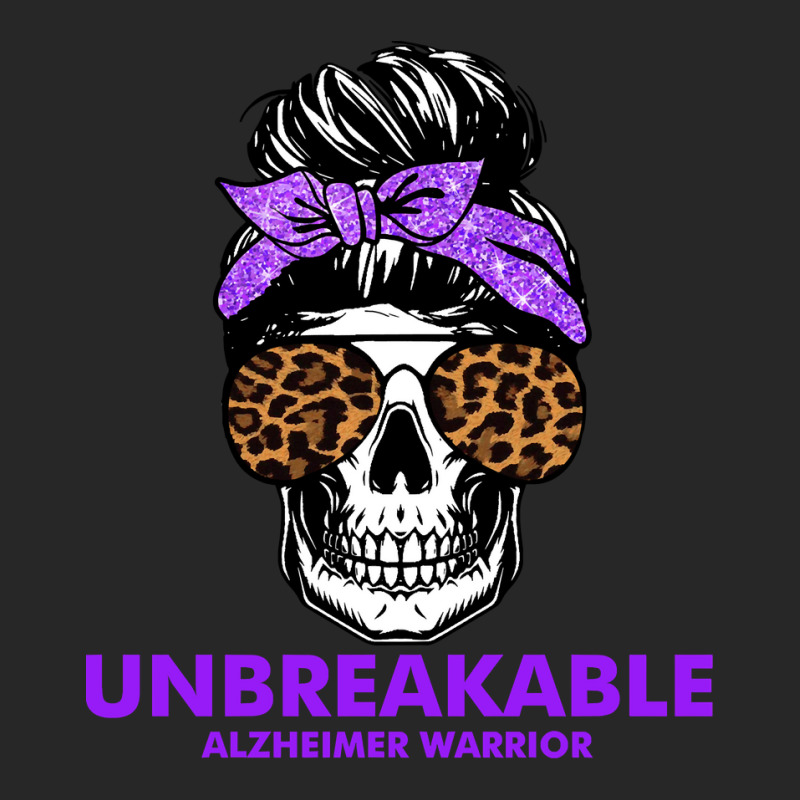 Alzheimers Unbreakable Alzheimer Warrior Skull Halloweenfor Woman 22 A Men's T-shirt Pajama Set | Artistshot