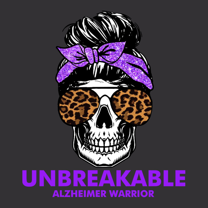 Alzheimers Unbreakable Alzheimer Warrior Skull Halloweenfor Woman 22 A Vintage Short | Artistshot