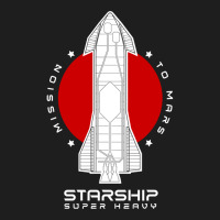 Starship Sn15 Mission To Mars Space Rocket X Raptor Launch Pullover Ho Classic T-shirt | Artistshot