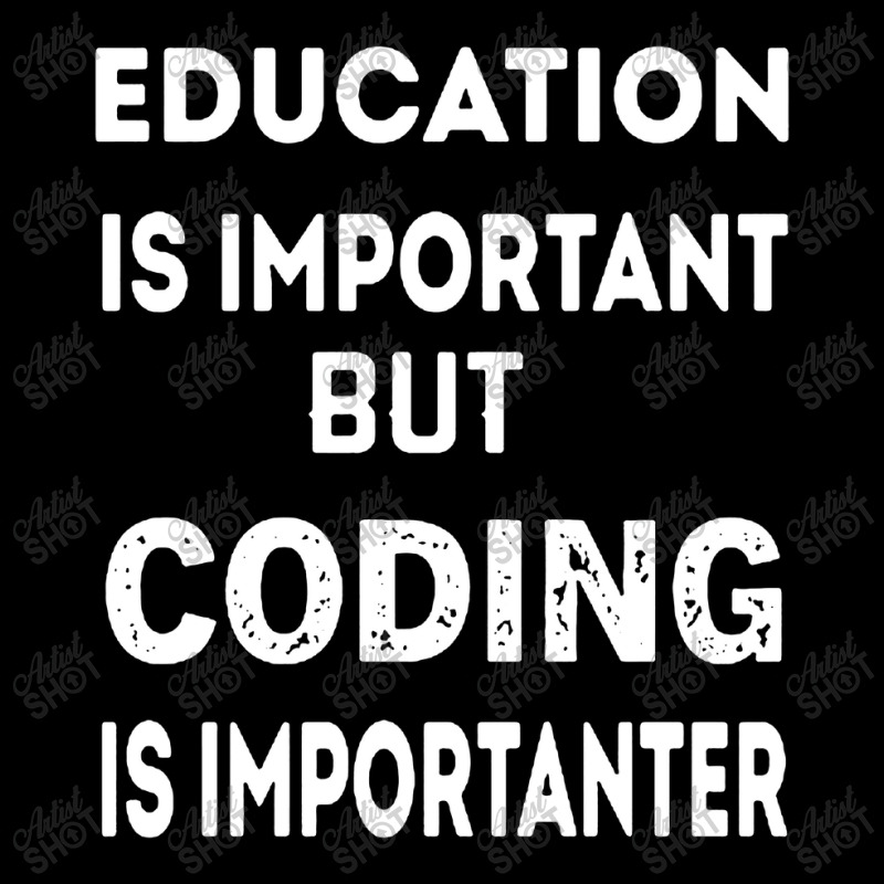 Education Is Important But Coding Is Importanter Toddler Sweatshirt by LemonTees | Artistshot