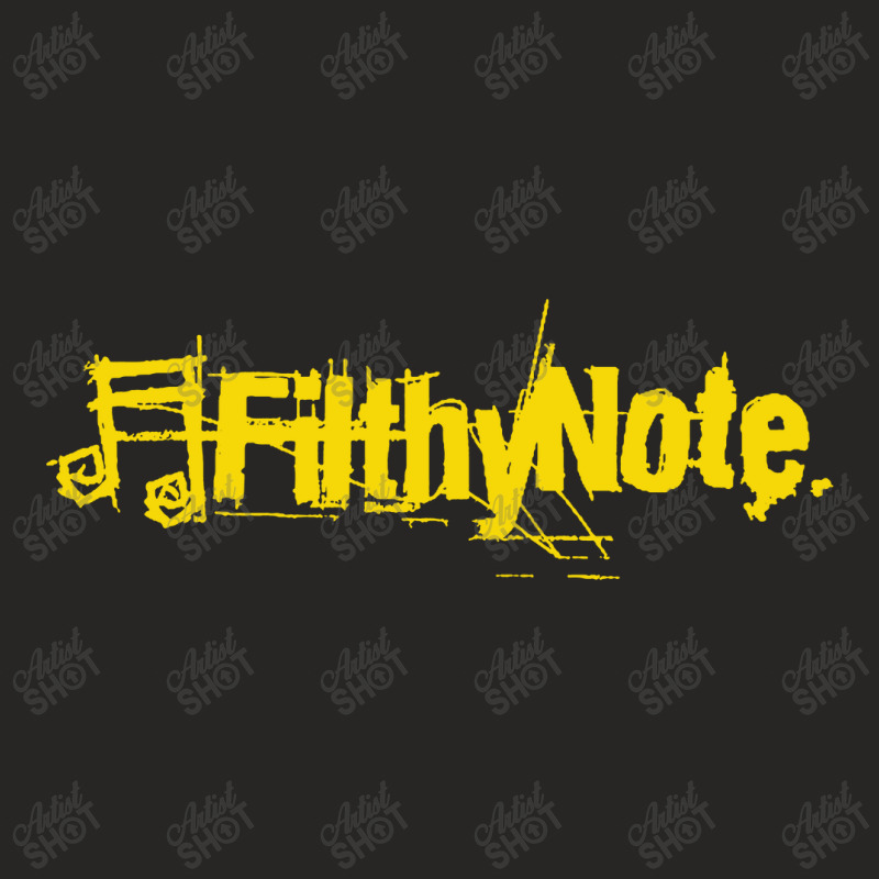 Filthy Note Record Ladies Fitted T-Shirt by BananaTees | Artistshot