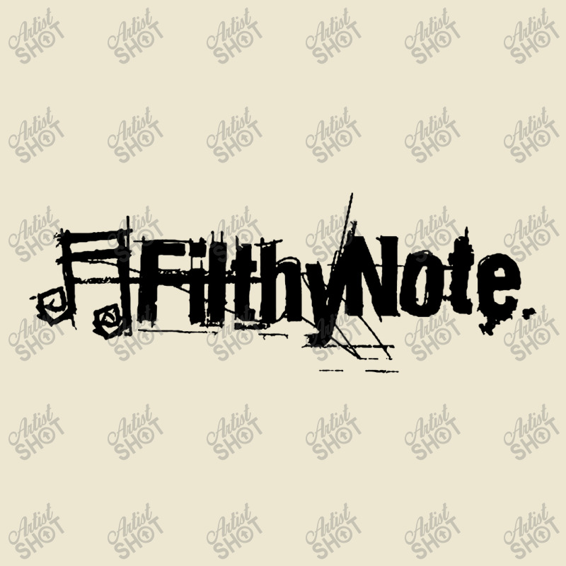 Filthy Note Record Cropped Hoodie by BananaTees | Artistshot