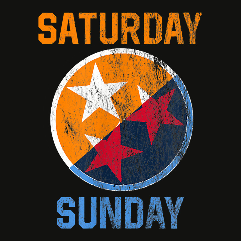 Tennessee Weekend Fan Of The Vols Football Orange White Flag T Shirt Scorecard Crop Tee by tandonwelters | Artistshot