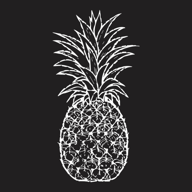 White Pineapple Print Pineapple Lovers T Shirt T-shirt | Artistshot