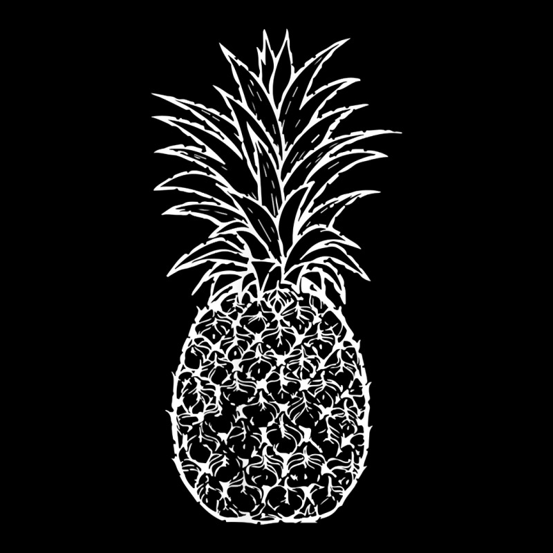 White Pineapple Print Pineapple Lovers T Shirt Long Sleeve Shirts | Artistshot