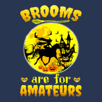 Horse Halloween Witch Riding Horse Witch Brooms Are For Amateurs Horse Ladies Denim Jacket | Artistshot