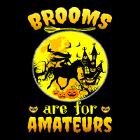 Horse Halloween Witch Riding Horse Witch Brooms Are For Amateurs Horse Cropped Sweater | Artistshot