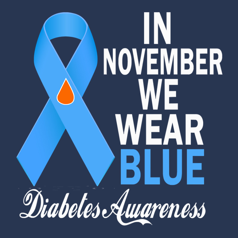 Diabetes Diabetic Diabetes Awareness In November We Wear Blue Diabetes Ladies Denim Jacket by stress | Artistshot