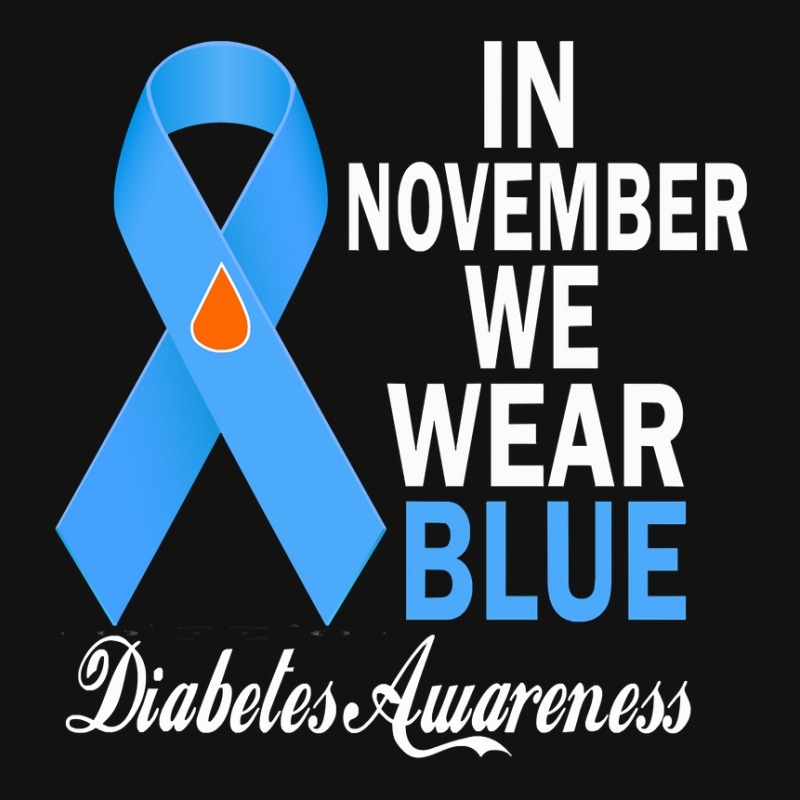 Diabetes Diabetic Diabetes Awareness In November We Wear Blue Diabetes Scorecard Crop Tee by stress | Artistshot