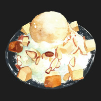 Korean Shaved Ice Bingsu T  Shirt Korean Almond Vanilla Bingsu Ice Cre Classic T-shirt | Artistshot