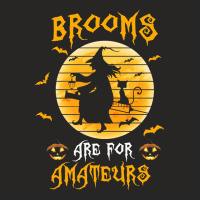 Nurse Nurse Halloween Brooms Are For Amateurs 17 Nursing Ladies Fitted T-shirt | Artistshot