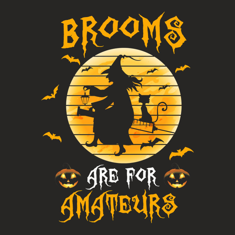 Nurse Nurse Halloween Brooms Are For Amateurs 17 Nursing Ladies Fitted T-Shirt by coolquirrell | Artistshot