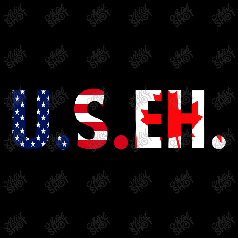 Useh American Flag Canadian Flag Pocket T-Shirt by SuryaArt | Artistshot