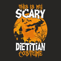 Halloween1 Of This Is My Scary Dietitian Costume Funny Halloween 109 P Ladies Fitted T-shirt | Artistshot