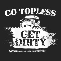 Womens Go Topless Get Dirty Funny Mud Suv Off Road Gift V Neck T Shirt 3/4 Sleeve Shirt | Artistshot