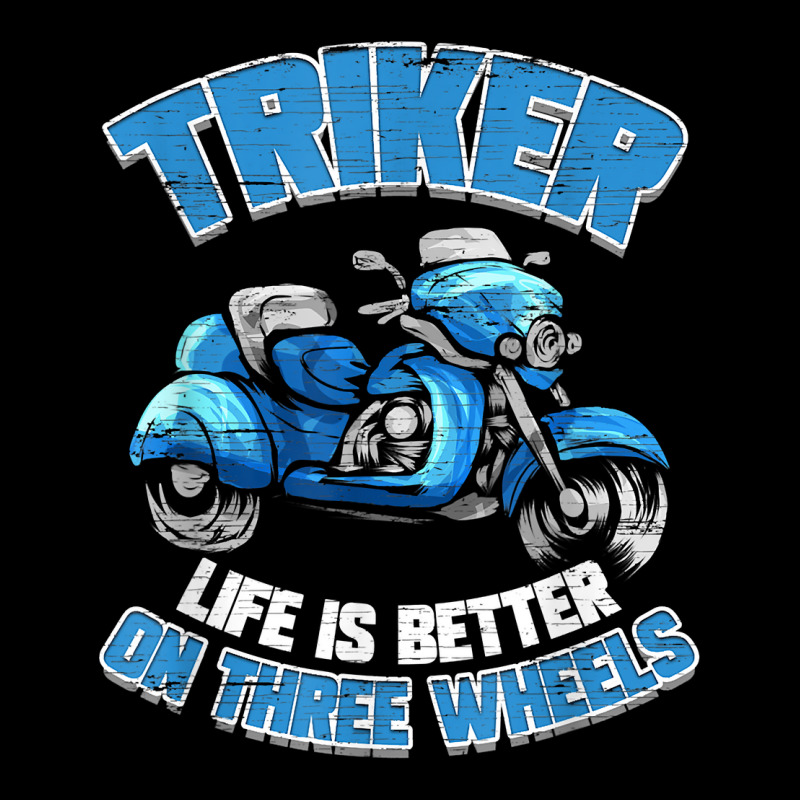 Triker Motorcycle Trike Motortrike Three Wheeler Biker Gift T Shirt Men's Long Sleeve Pajama Set by copedoire | Artistshot