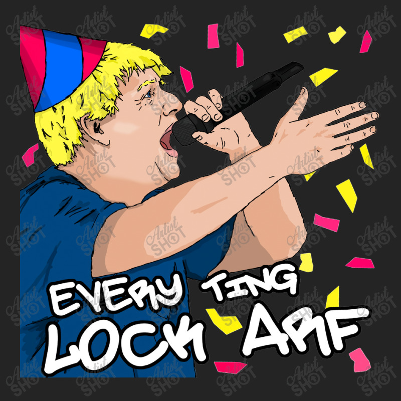 Boris Johnson Lock Arf Birthday Card Uk, Funny Card, Tier 4, Funny Loc 3/4 Sleeve Shirt by Nitastudioz | Artistshot