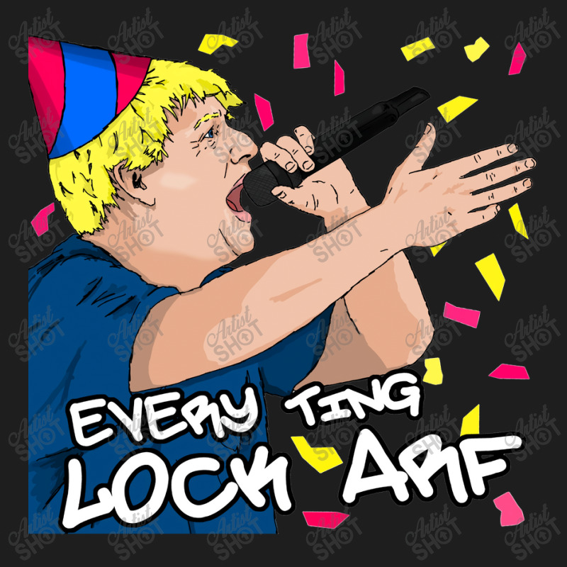 Boris Johnson Lock Arf Birthday Card Uk, Funny Card, Tier 4, Funny Loc Classic T-shirt by Nitastudioz | Artistshot