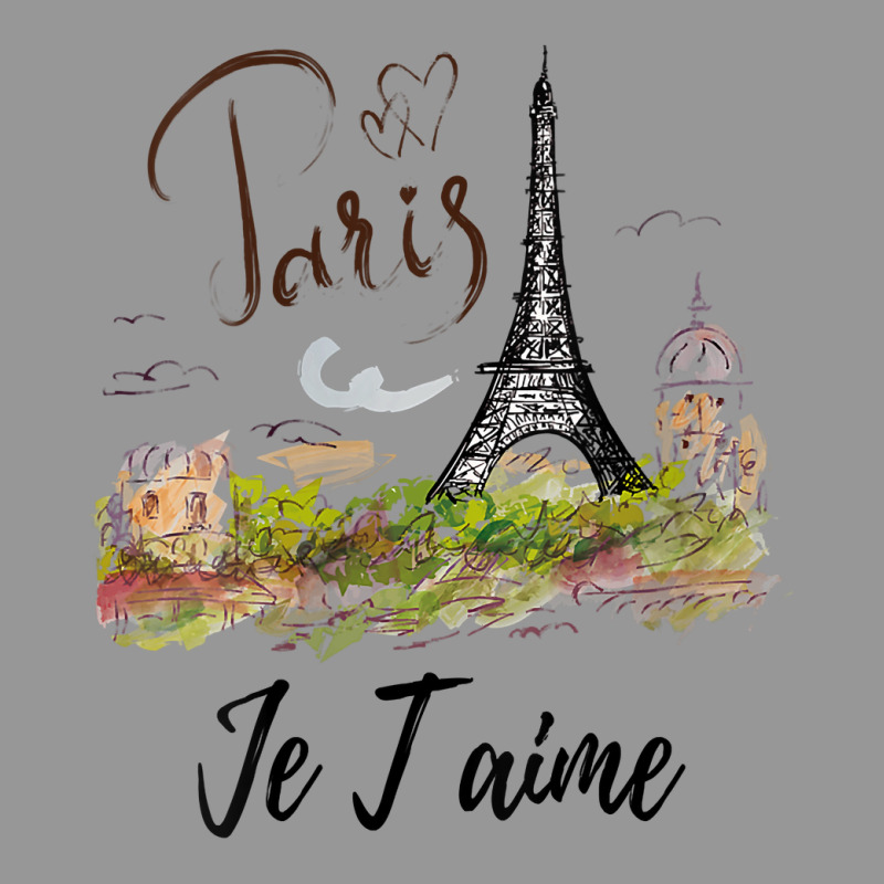 Womens Eiffel Tower Paris Shirt Vintage I Love Paris France City V Nec Women's V-Neck T-Shirt by johnjosephmenk | Artistshot