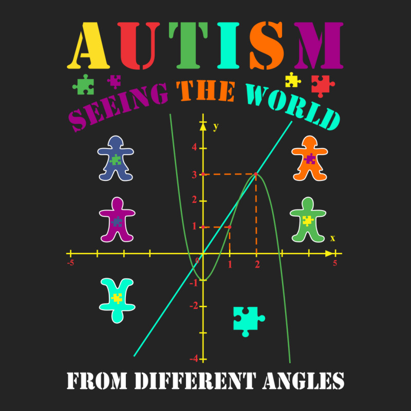 Autism Awareness - Autism Seeing World From Different Angles 3/4 Sleeve Shirt by LisaSnyder | Artistshot