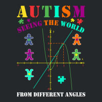 Autism Awareness - Autism Seeing World From Different Angles Crewneck Sweatshirt | Artistshot