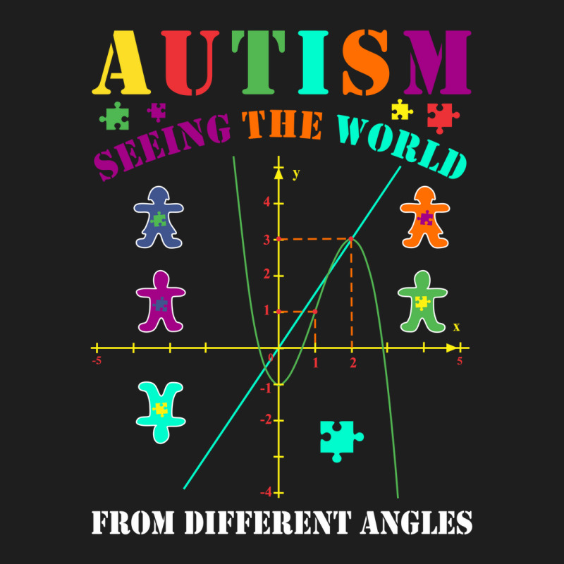 Autism Awareness - Autism Seeing World From Different Angles Classic T-shirt by LisaSnyder | Artistshot