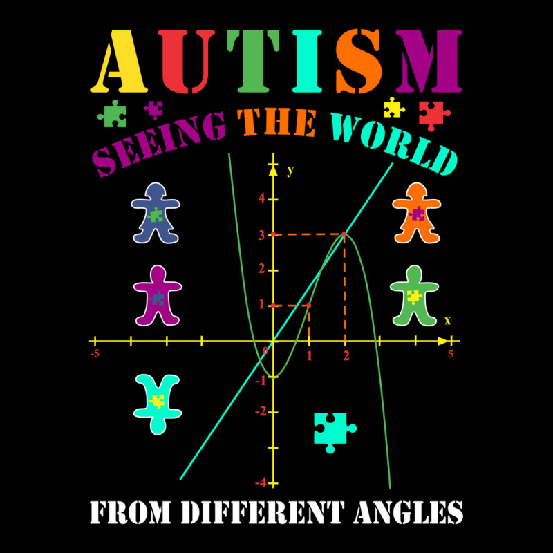 Autism Awareness - Autism Seeing World From Different Angles Lightweight Hoodie by LisaSnyder | Artistshot