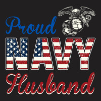 Funny Proud Navy Husband Gift T-shirt | Artistshot