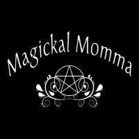 Magickal Momma Cheeky Witch Pagan Wiccan Pentacle Cropped Hoodie | Artistshot