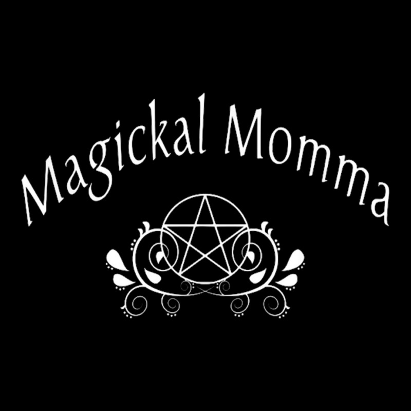 Magickal Momma Cheeky Witch Pagan Wiccan Pentacle Cropped Hoodie by nbobatiga | Artistshot