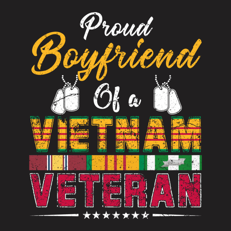 Vietnam Veteran Shirts Proud Boyfriend Tees Men Boys Gifts T-shirt | Artistshot