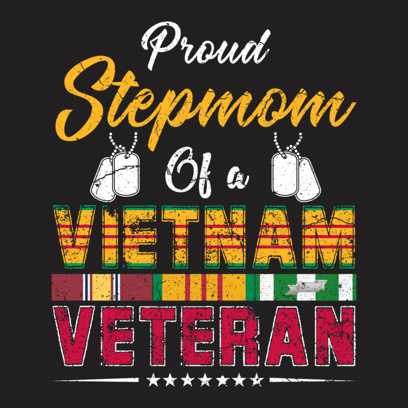 Vietnam Veteran Shirts Proud Stepmomtees Men Boys Gifts T-shirt | Artistshot