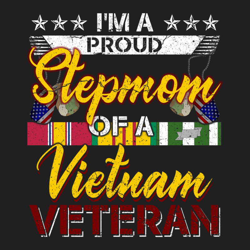 Vietnam Veteran Shirts Proud Stepmomtees Men Boys Gifts Drawstring Bags | Artistshot