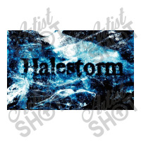 Blue Abstract Halestorm Maternity Scoop Neck T-shirt | Artistshot