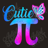 Cute & Funny Cutie Pi Math Pie Butterfly Adorable Math Pun Tank Top | Artistshot