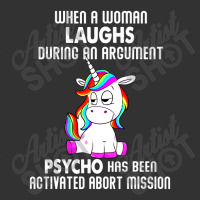 Funny Unicorn When A Woman Laughs During An Argument Baby Bodysuit | Artistshot