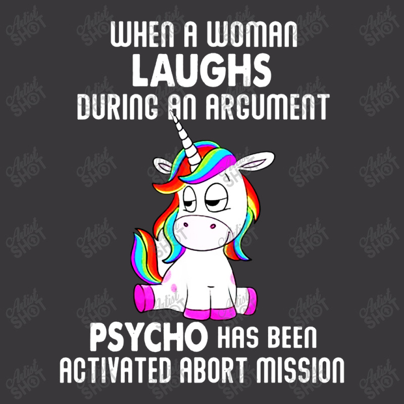 Funny Unicorn When A Woman Laughs During An Argument Ladies Curvy T-Shirt by ShopYes | Artistshot